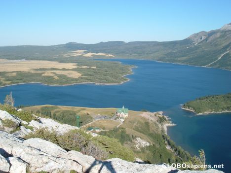 Postcard Mid Waterton Lake