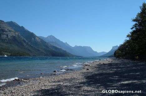 Postcard Upper Waterton Lake