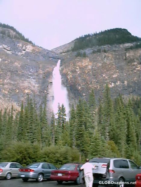 Postcard Takakkaw Falls