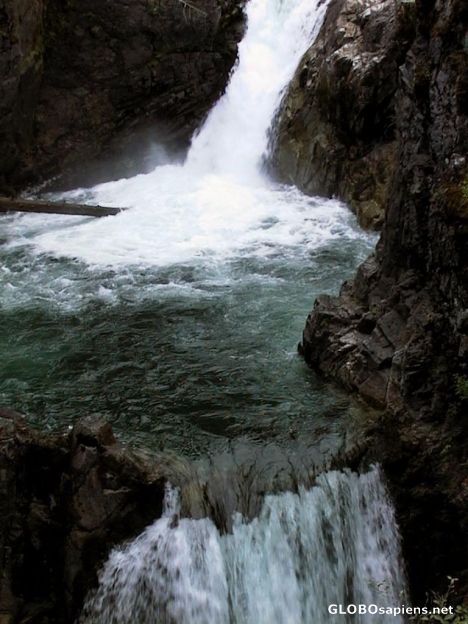 Postcard Little Qualicum Falls