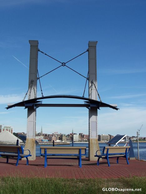 Postcard Park near the Port