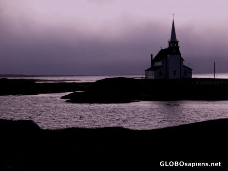 Postcard Newtown morning mist - Bonavista Bay