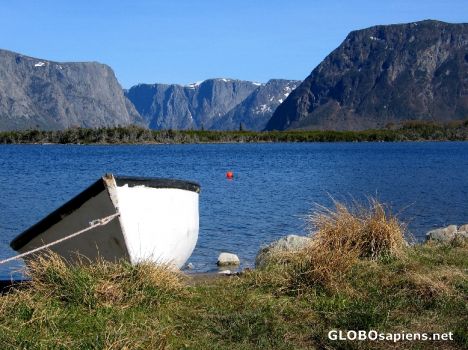 Postcard Gros Morne - Western Brook Gorge