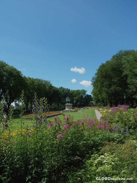 Postcard Jeanne D'Arc Garden