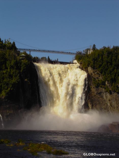 Postcard Chutes Montmorency