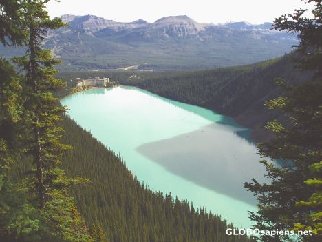 Postcard lake louise