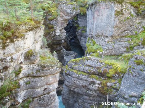 Postcard Maligne Canyon