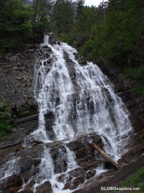 Postcard Bertha Falls