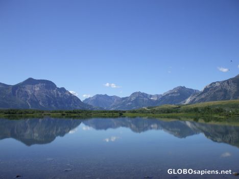 Postcard Lower Waterton Lake
