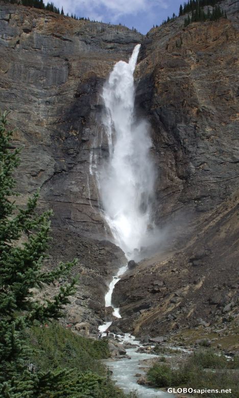 Postcard Takakkaw Falls