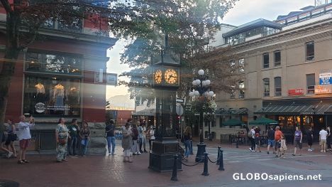Postcard Steam Clock
