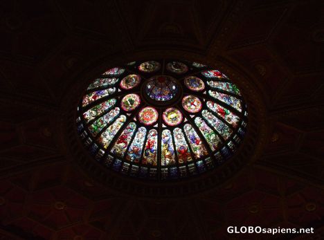 Postcard Stained Glass