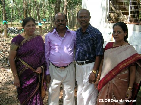 Postcard Soman(Kunjumon & his wife) met a long time back