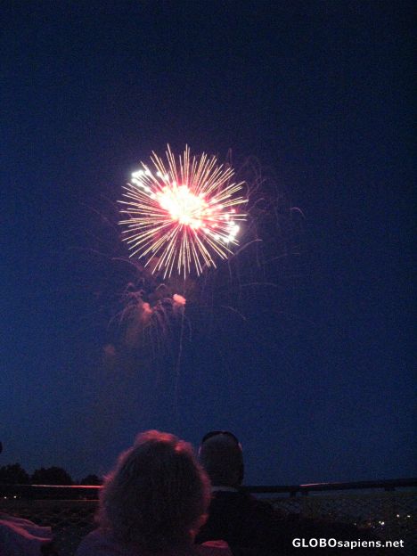 Postcard July 4th fireworks in Canada?
