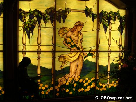 Postcard Niagara-on-the-Lake - Stained glass