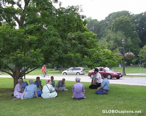 Postcard Park in Niagara Falls