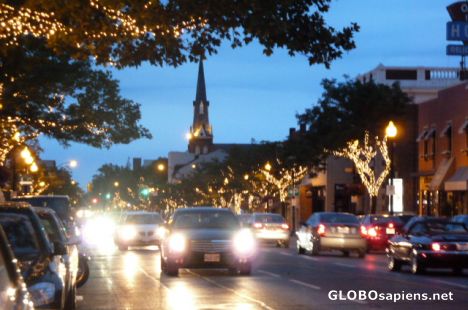 Postcard Oakville at night