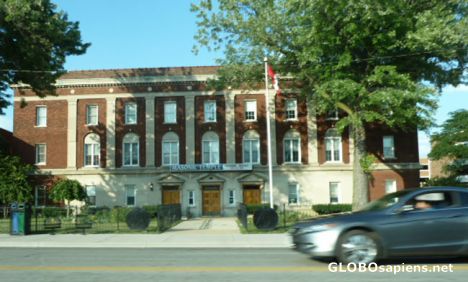 Postcard Masonic Temple in Windsor
