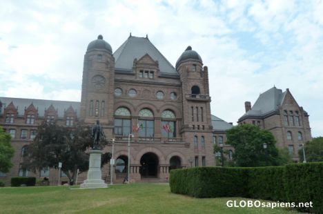 Postcard Monument to George Brown at Queen's Park (Toronto)