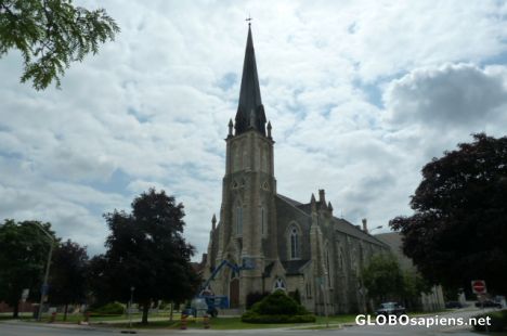 Postcard Presbyterian Church in Cambridge