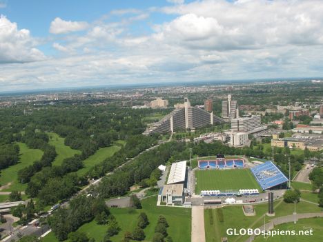 Postcard View from the Tower of Montreal