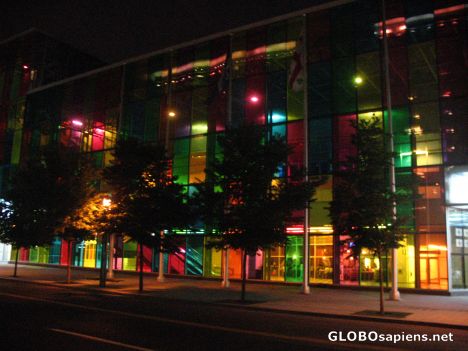 Postcard The other side of the palais de congres