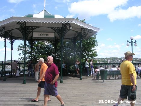 Postcard Terrasse Dufferin 2