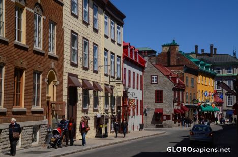 Postcard Quebec City (CA,QC) - Rue Saint-Louis