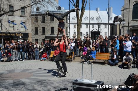 Postcard Quebec City (CA,QC) - Acrobatics