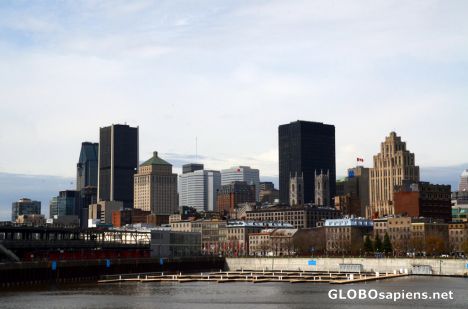 Postcard Montreal (CA,QC) - the skyline