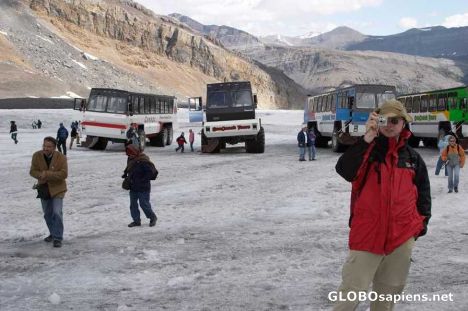 Postcard On the Athabasca Glacier
