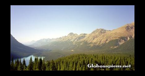 Postcard Just endless view over the Rocky Mountains