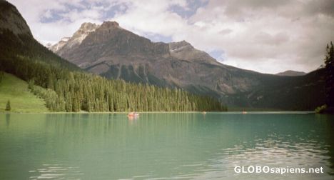 Postcard Some Lake in the Rockies