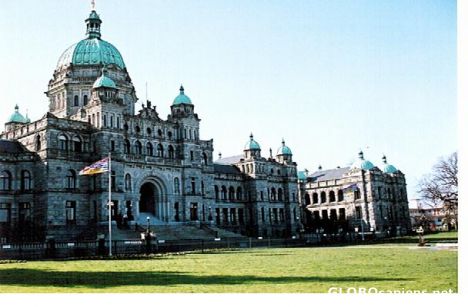 Postcard Sunny Day at The Parliment in Victoria
