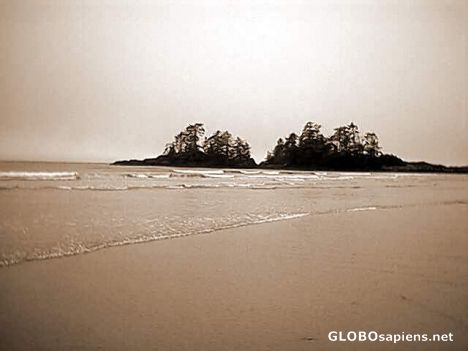 Postcard View from Long Beach, Vancouver Island