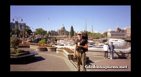 Postcard The capital of British Columbia