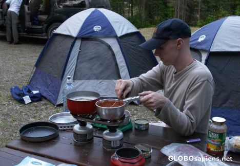 Postcard Cooking Tea