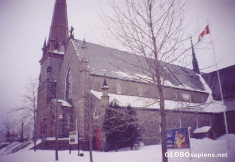 Postcard Cathedral in Bathurst NB