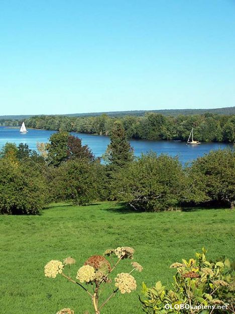 Postcard Sailing along the Saint John River