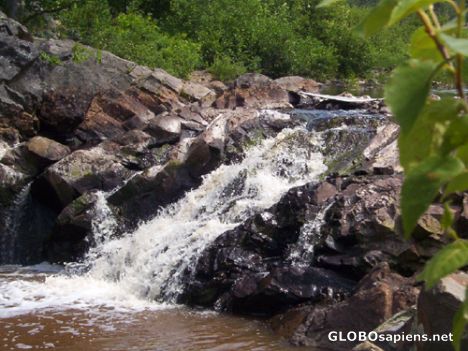 Postcard Chance Harbour falls
