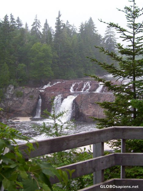 Postcard Lepreau Falls