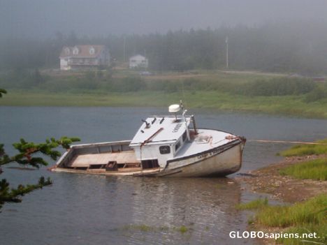 Postcard Chance Harbour, New Brunswick