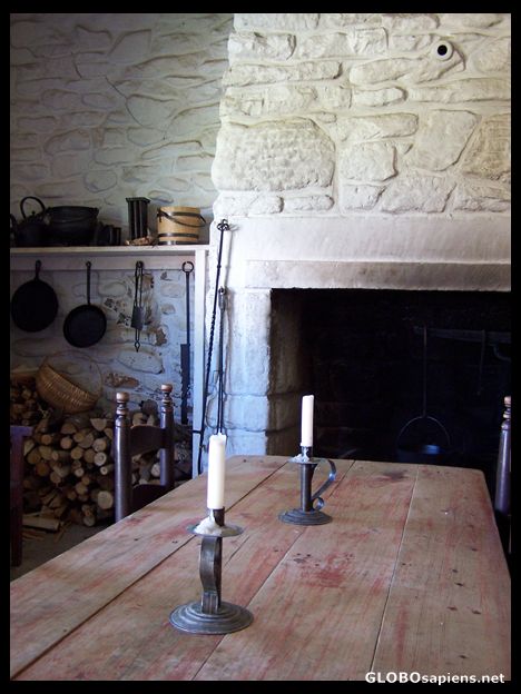 Postcard The simple life in the Blackhall House