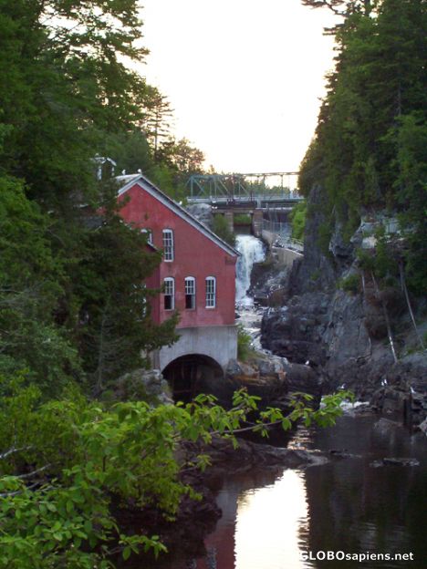 Postcard The Gorge, Saint George, New Brunswick
