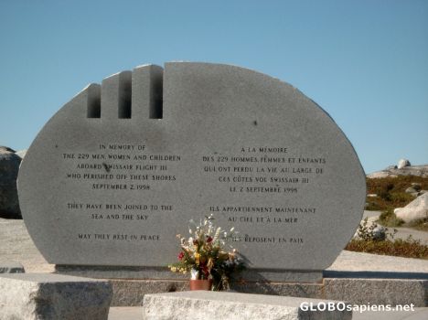 Postcard Memorial Swissair Flight 111