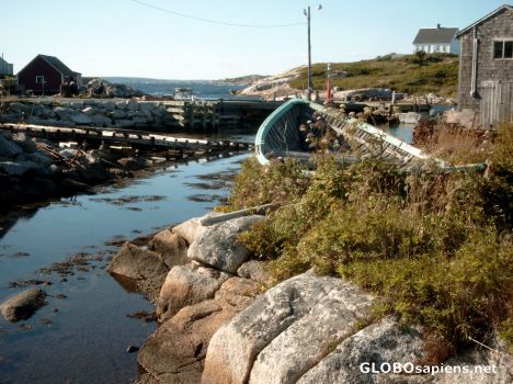 Postcard Peggys Cove