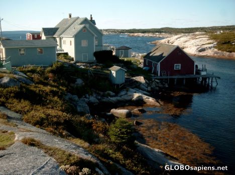 Postcard Peggys Cove