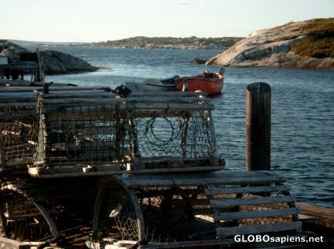 Postcard Peggys Cove