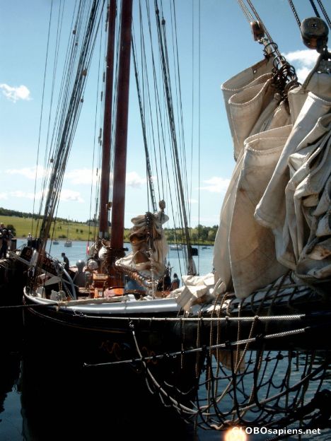 Postcard Lunenburg Bluenose II