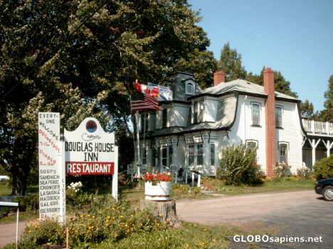 Postcard Nice restaurant at Bay of Fundy